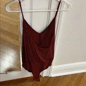 Red Striped Sleeveless Top